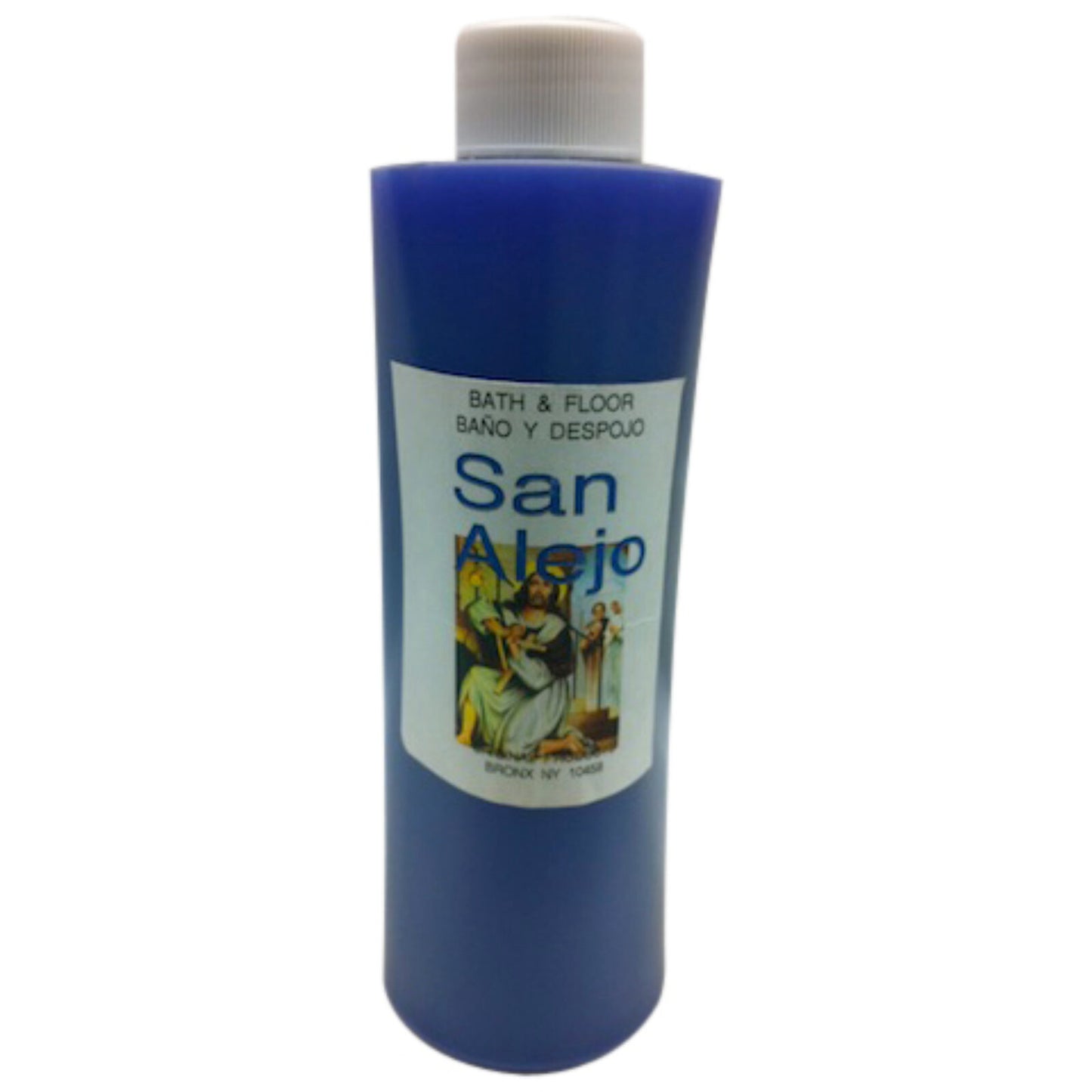 Saint Alex (San Alejo) Bath & Floor Wash designed to ward off negative energy and protect from harm. Perfect for anyone seeking a cleansing and purifying solution for their home.