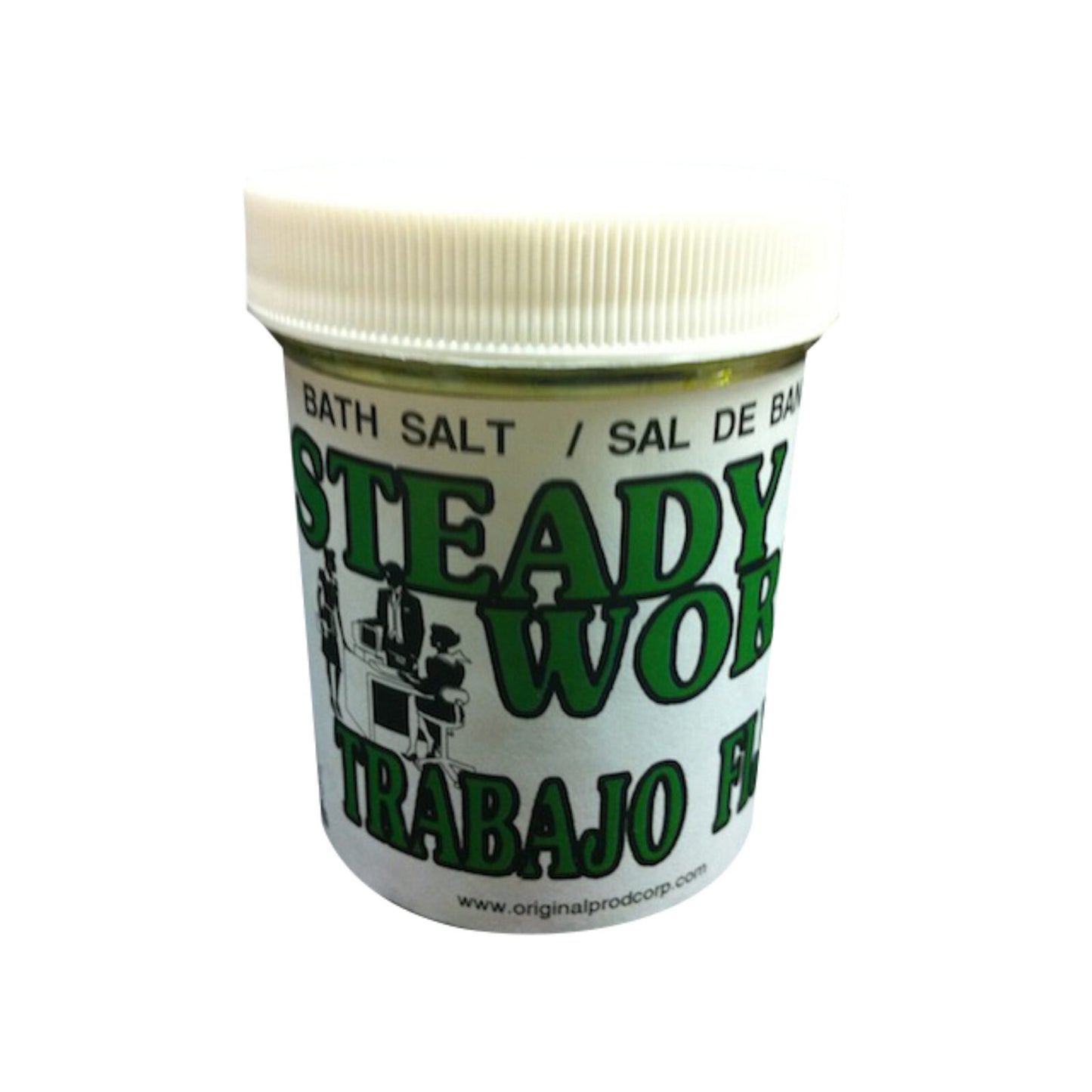 Steady Work Bath Salt by Psychic Tyra, designed to help improve your career path with soothing and fragrant steady work bath salts.