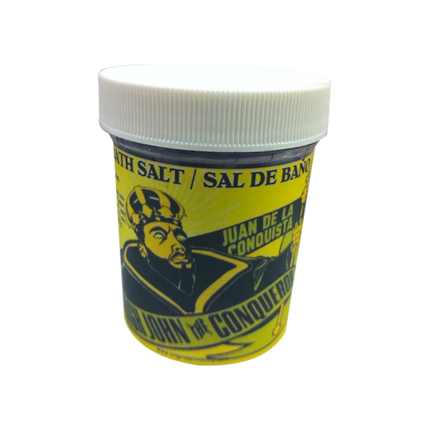 High John The Conqueror Bath Salt in packaging, designed to provide strength and confidence. Perfect for your rituals and personal care, featuring the benefits of high john bath salt.