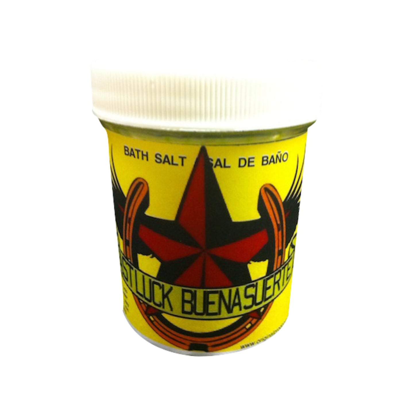 Fast Luck Bath Salt in a 4oz jar, designed to attract good luck and enhance your aura with fast luck bath salts.