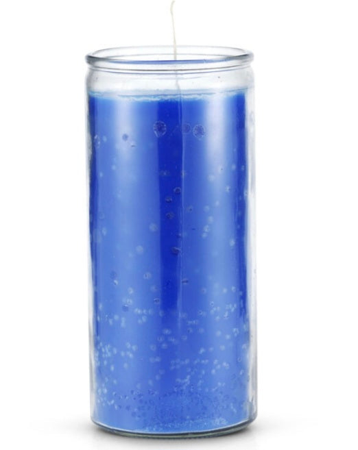 14 Day Plain Blue Candle-Psychic Conjure