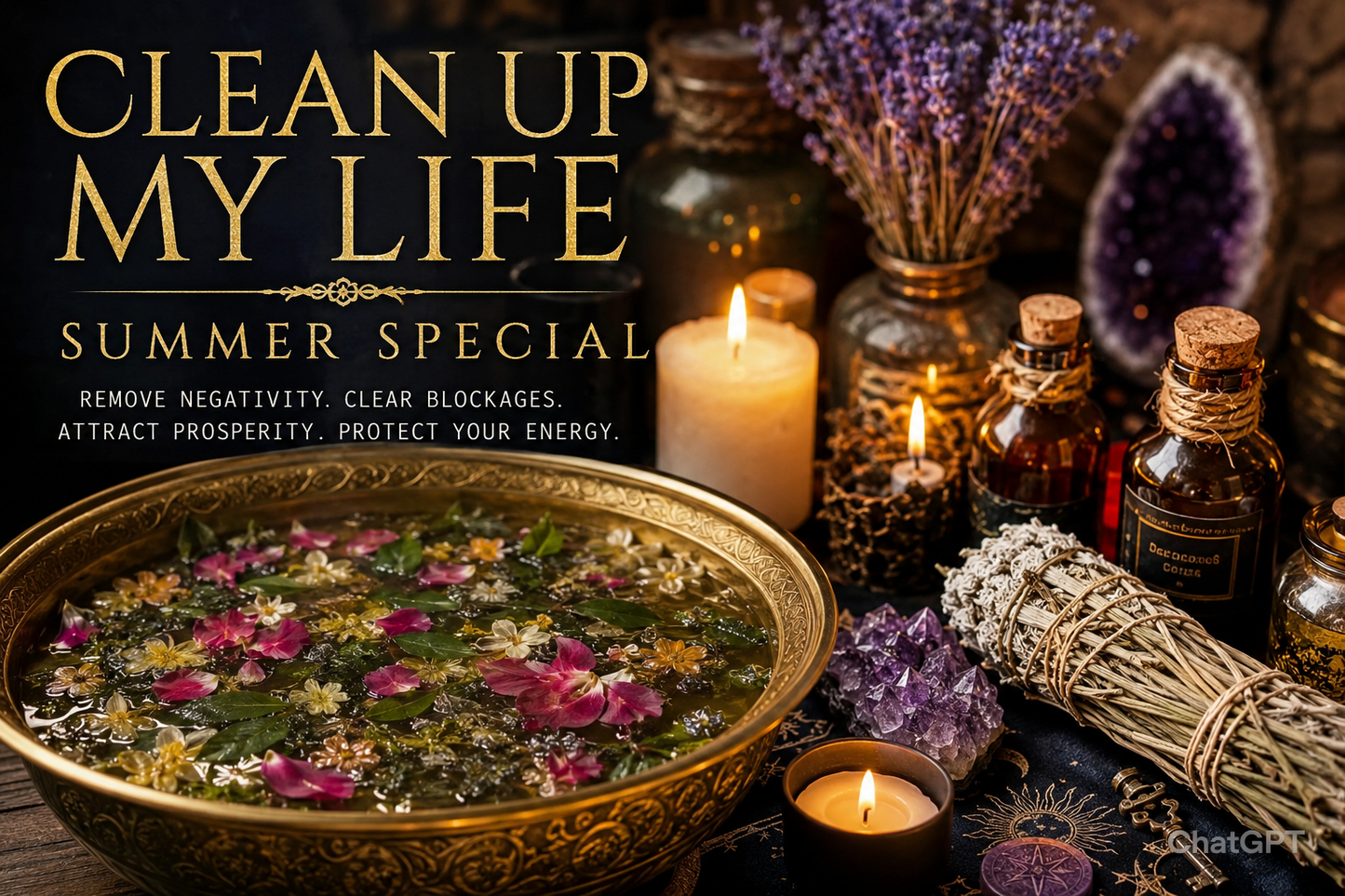 Clean Up My Life Summer Special | Cleansing, Protection & Prosperity