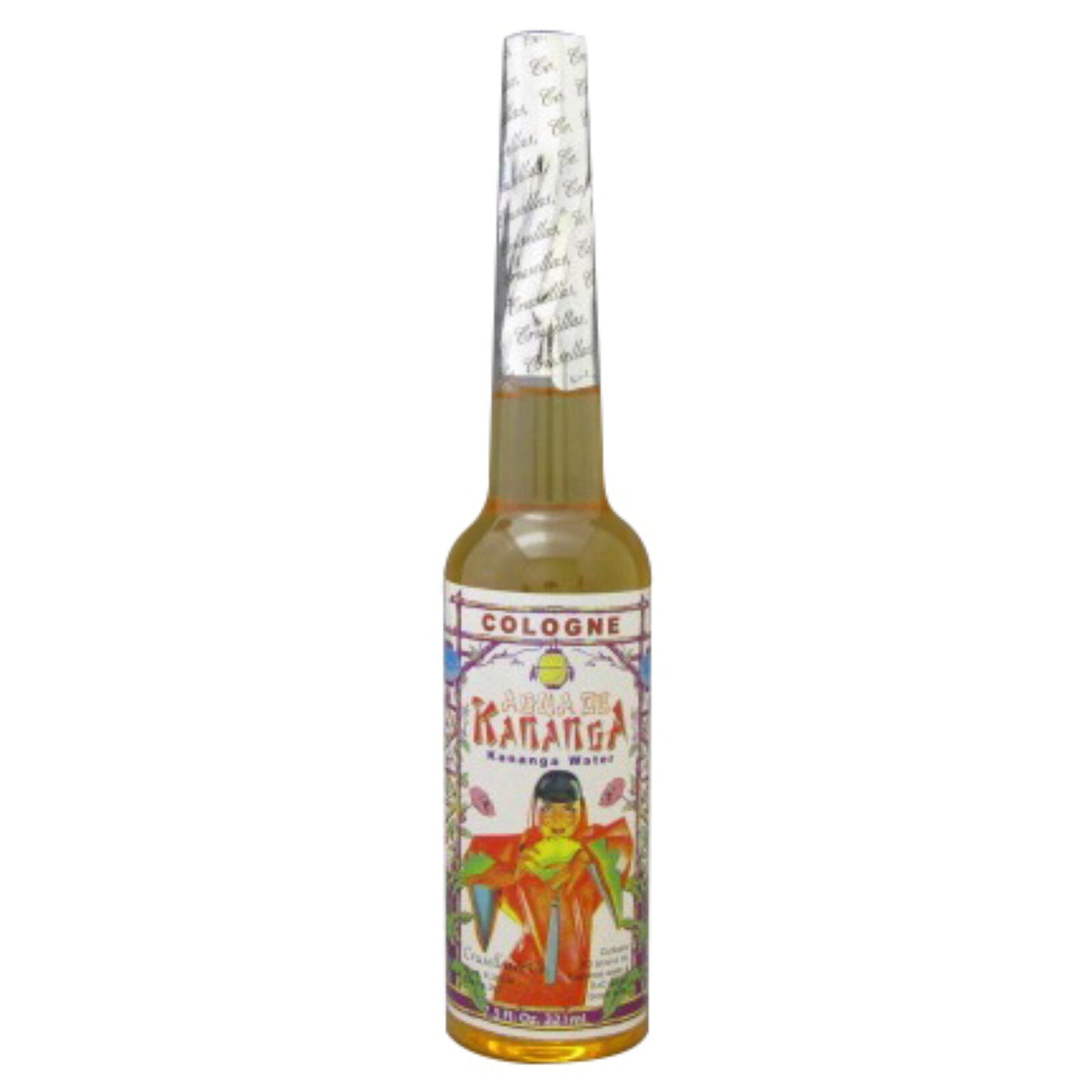 Crusellas Kananga Cologne in a 5 oz bottle, a fragrant ritual cologne for protection that purifies negative energies and enhances spiritual practices.