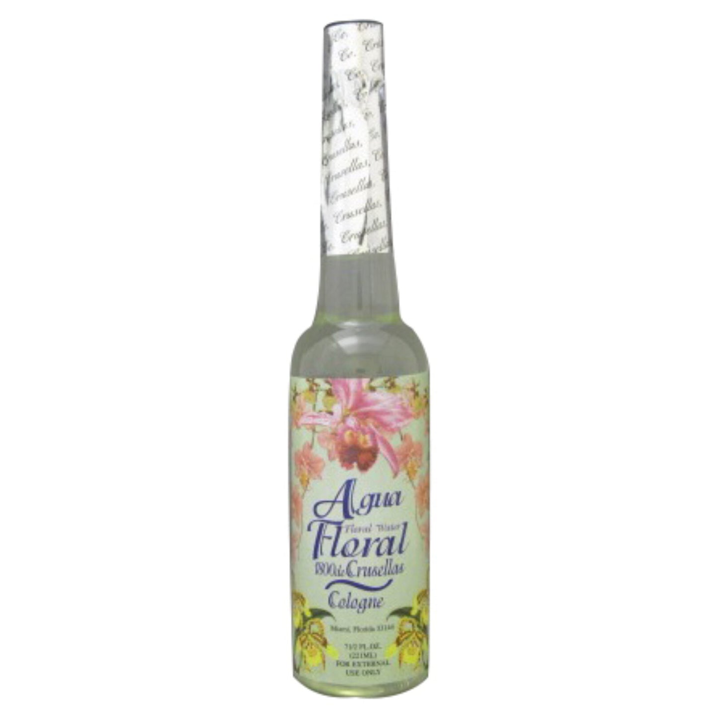 Crusellas Floral Water - Agua Floral Cologne, a refreshing floral water cologne perfect for body spray, room freshener, or linen spray, ideal for special occasions.
