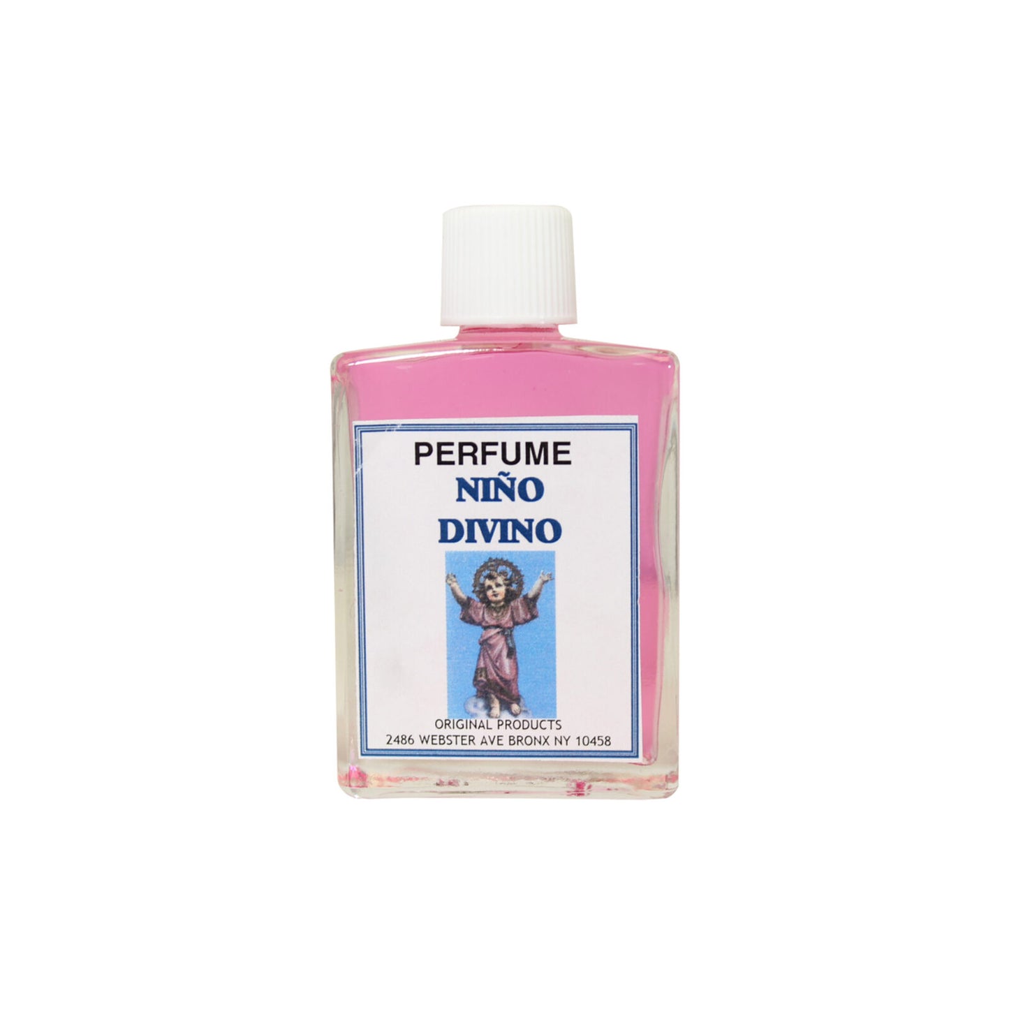 Divino Nino Perfume (The Divine Child) bottle showcasing the luxurious packaging and floral essence, perfect for a divine child fragrance experience.