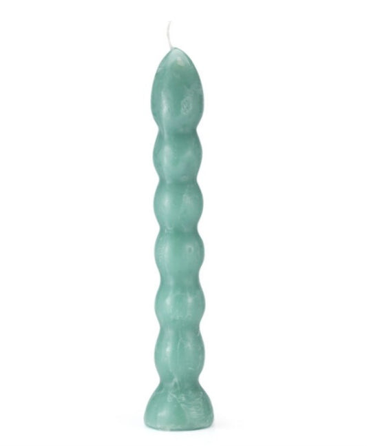 7 Knob Candle Green-Psychic Conjure