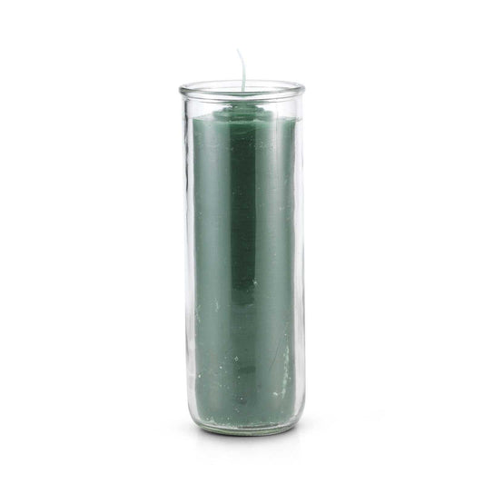 7 Day Pull Out Candle Green-Psychic Conjure