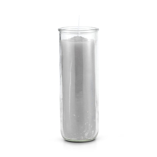 7 Day Pull Out Candle Grey-Psychic Conjure