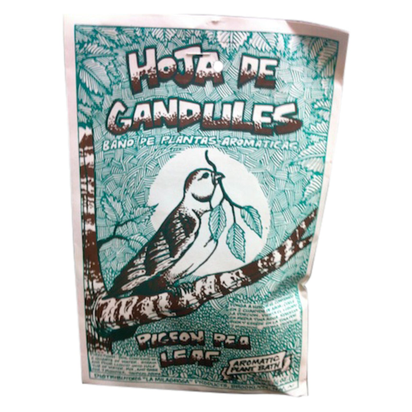 Hoja Gandules Herb Bath, perfect for enhancing your ritual bathing experience with hoja de gandules bath for luck and protection.
