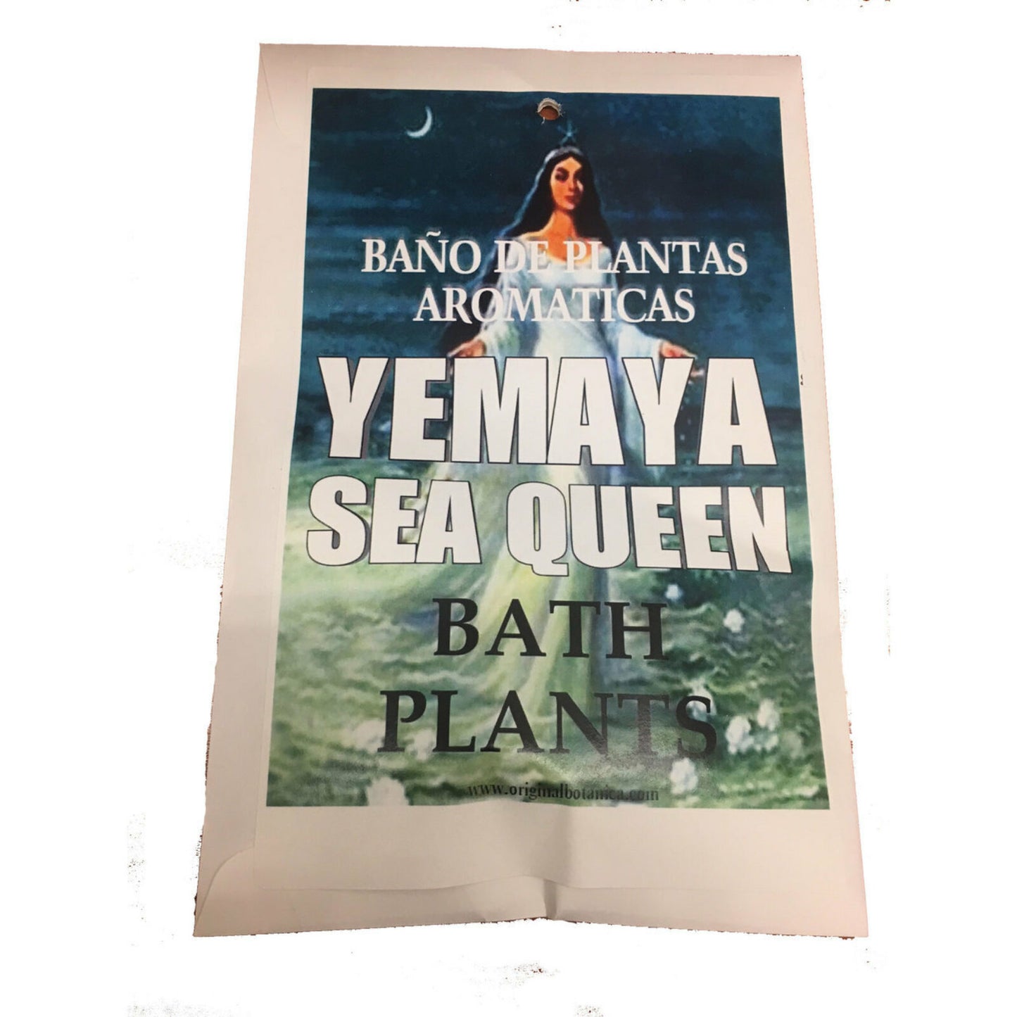 Yemaya (Sea Queen) Herb Bath - a soothing herbal mixture designed for spiritual cleansing and healing, promoting peace and harmony while connecting with the divine energy, perfect for use in baths, teas, and incense.
