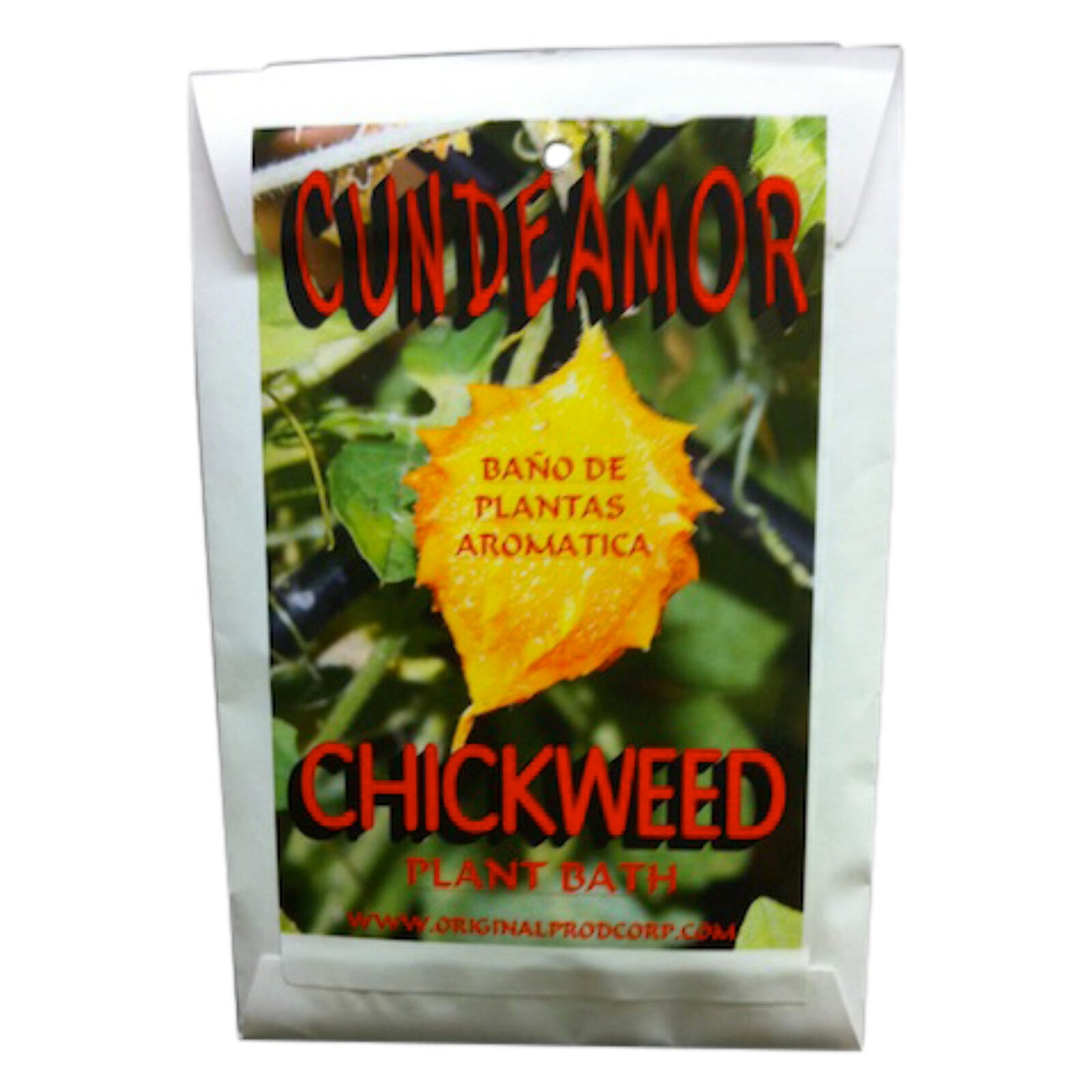 Cundiamor (Chickweed) Herb Bath featuring ritual bathing herbs known for their healing properties and traditional use in love-getting, money-drawing, and protection rituals.