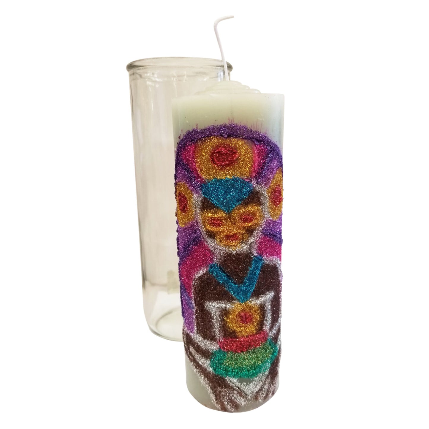 Indian Protector Candle, a spiritual protection candle symbolizing stability and tranquility for honoring your Indian spirit.