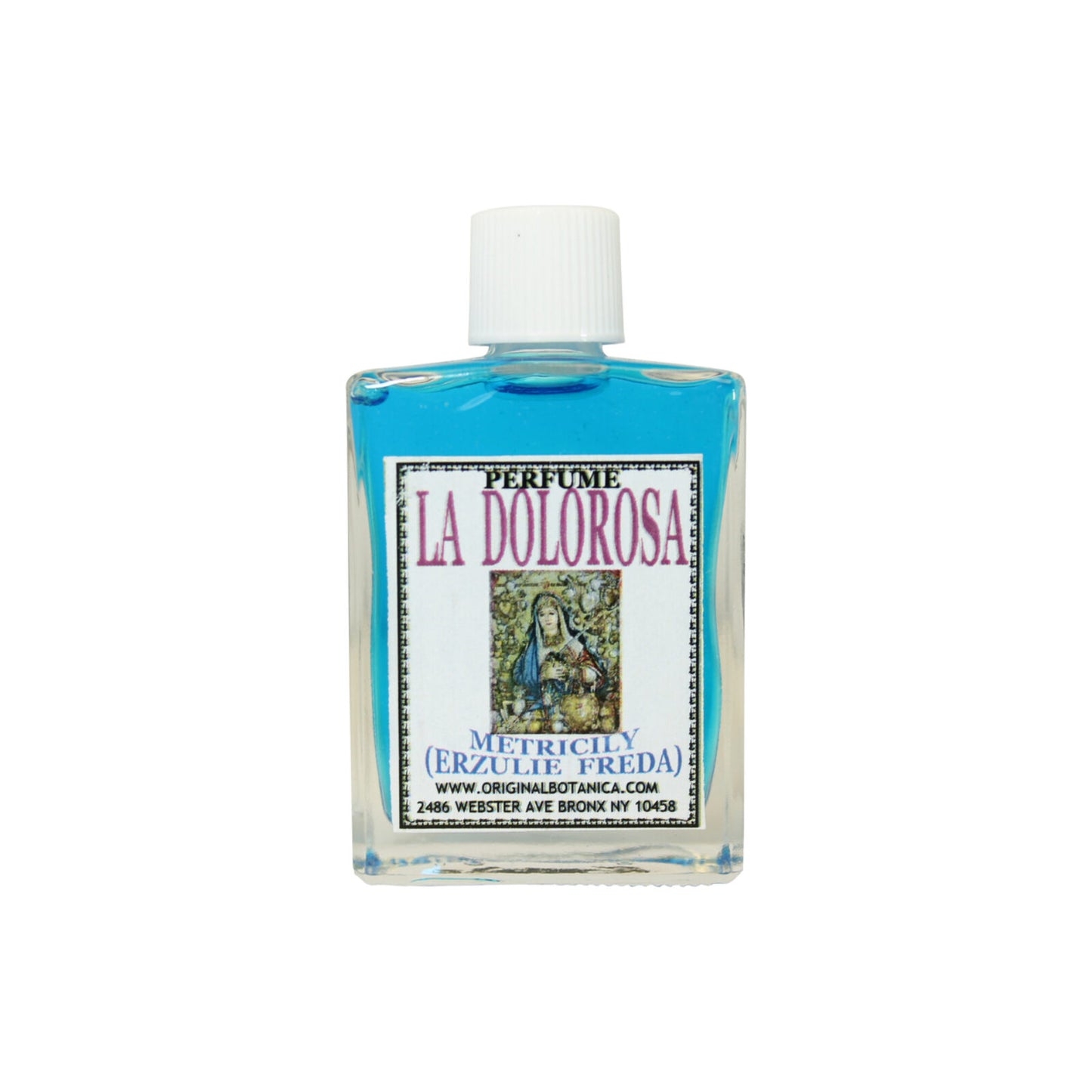 La Dolorosa Perfume - a unique spiritual perfume designed to help you make your prayers heard, featuring a blend of natural oils and herbs.