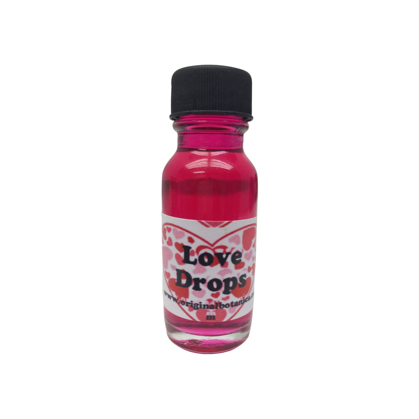Love Drops Oil, a powerful oil for love spells, perfect for attracting romance and creating a sensual atmosphere.