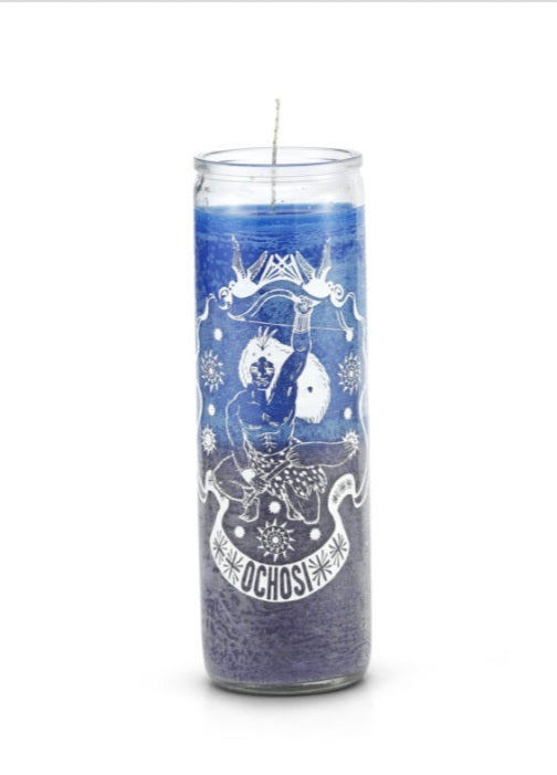 Ochosi 7 Day Orisha Candle designed for protection, guidance, and spiritual growth. Ideal ochosi candle for protection.
