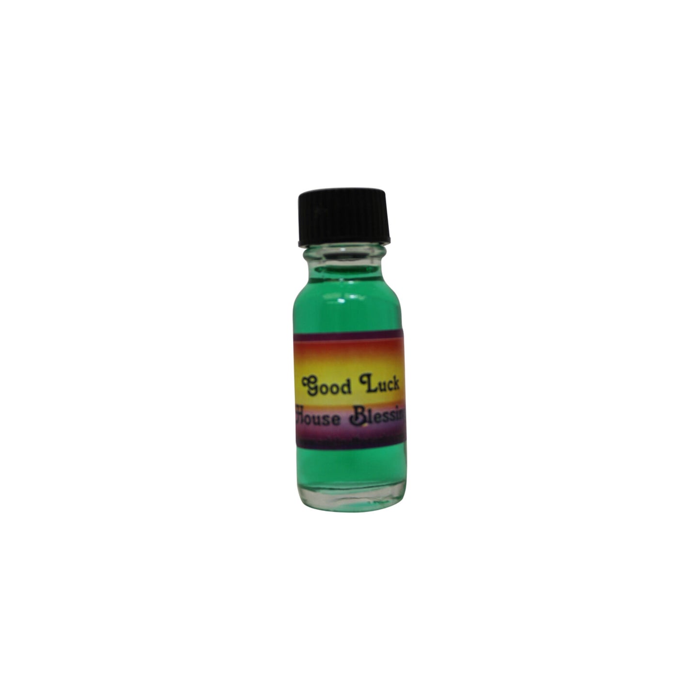 Good Luck Oil by Psychic Conjure, an essential for enhancing success and prosperity, perfect for dressing candles or wearing for positive energy.