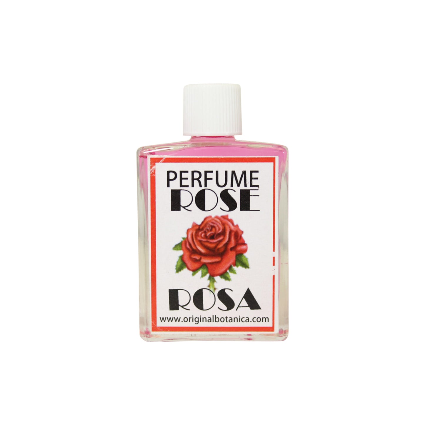 Rose Perfume by psychic tyra in a stylish 1oz glass bottle, showcasing its enchanting scent as a perfect rose floral perfume that attracts love and romance.