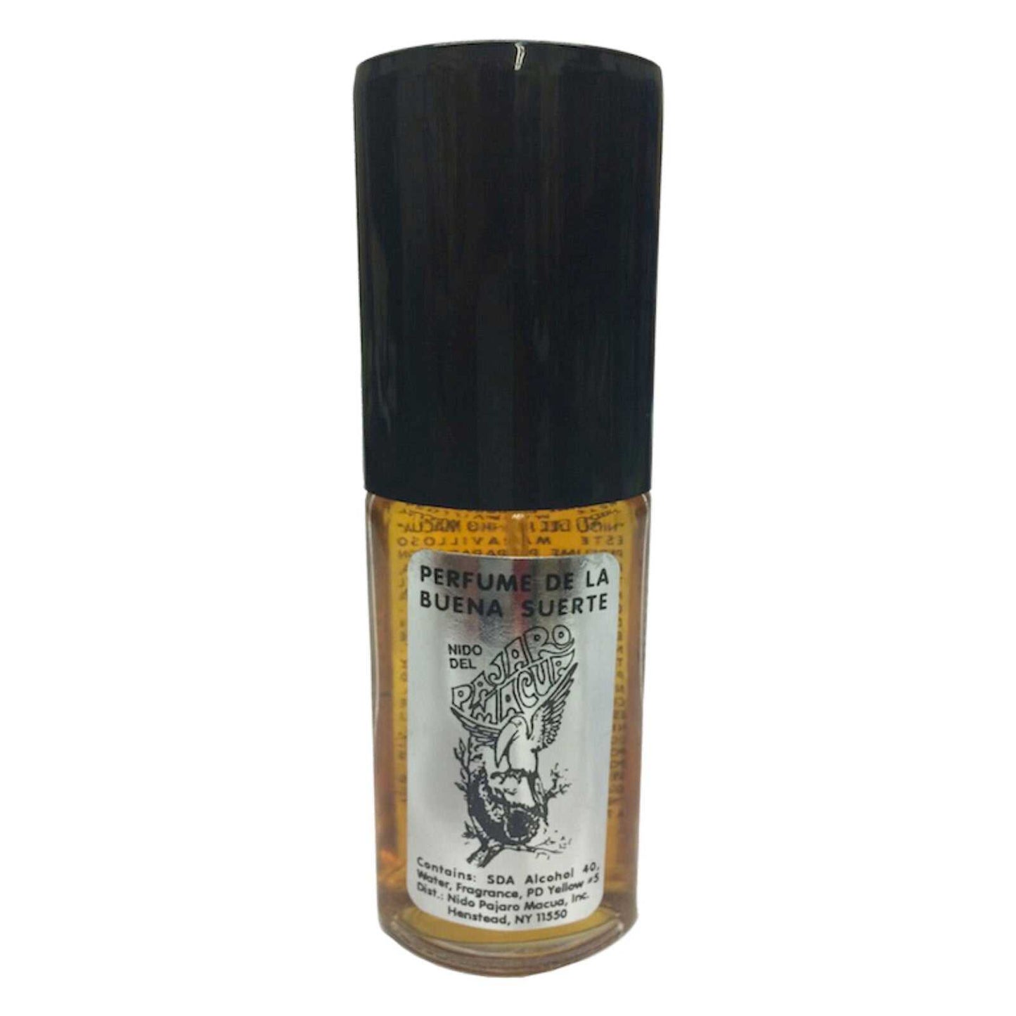 Pajaro Macua Perfume by Psychic Tyra, featuring a vibrant design symbolizing good luck and prosperity with elements from the Macaw bird's nest. Discover the enchanting scent of pajaro macua perfume for love, health, and success.