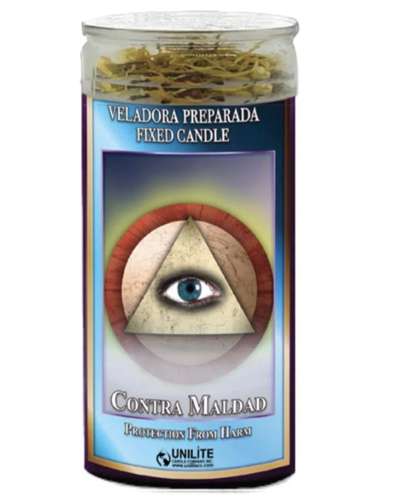 Protection From Harm 14 Day Prepared Candle - A powerful protection candle for harm, designed to shield you and your family from negative energies and evil forces.