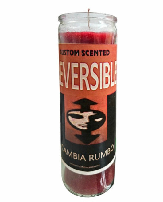 Reversible Custom Scented Candle - This unique reversible scented candle helps to reverse negativity while filling your space with delightful fragrance.