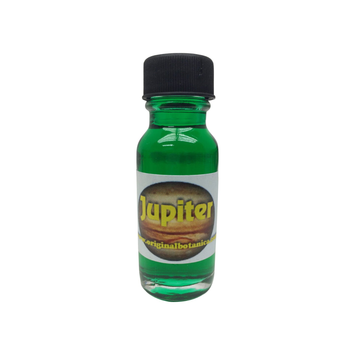 Jupiter Oil by Psychic Conjure, known for attracting wealth and prosperity, showcasing its magical properties for those seeking success.