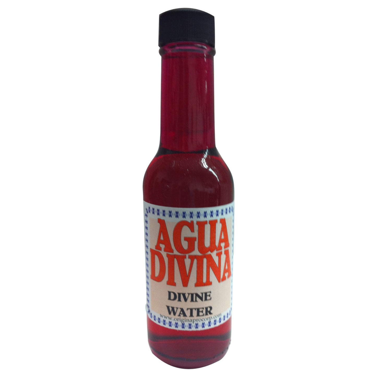 Divine Water (Agua Divina) in a 5oz glass bottle, a top choice among divine energy products for enhancing spiritual growth and connecting with your higher self.