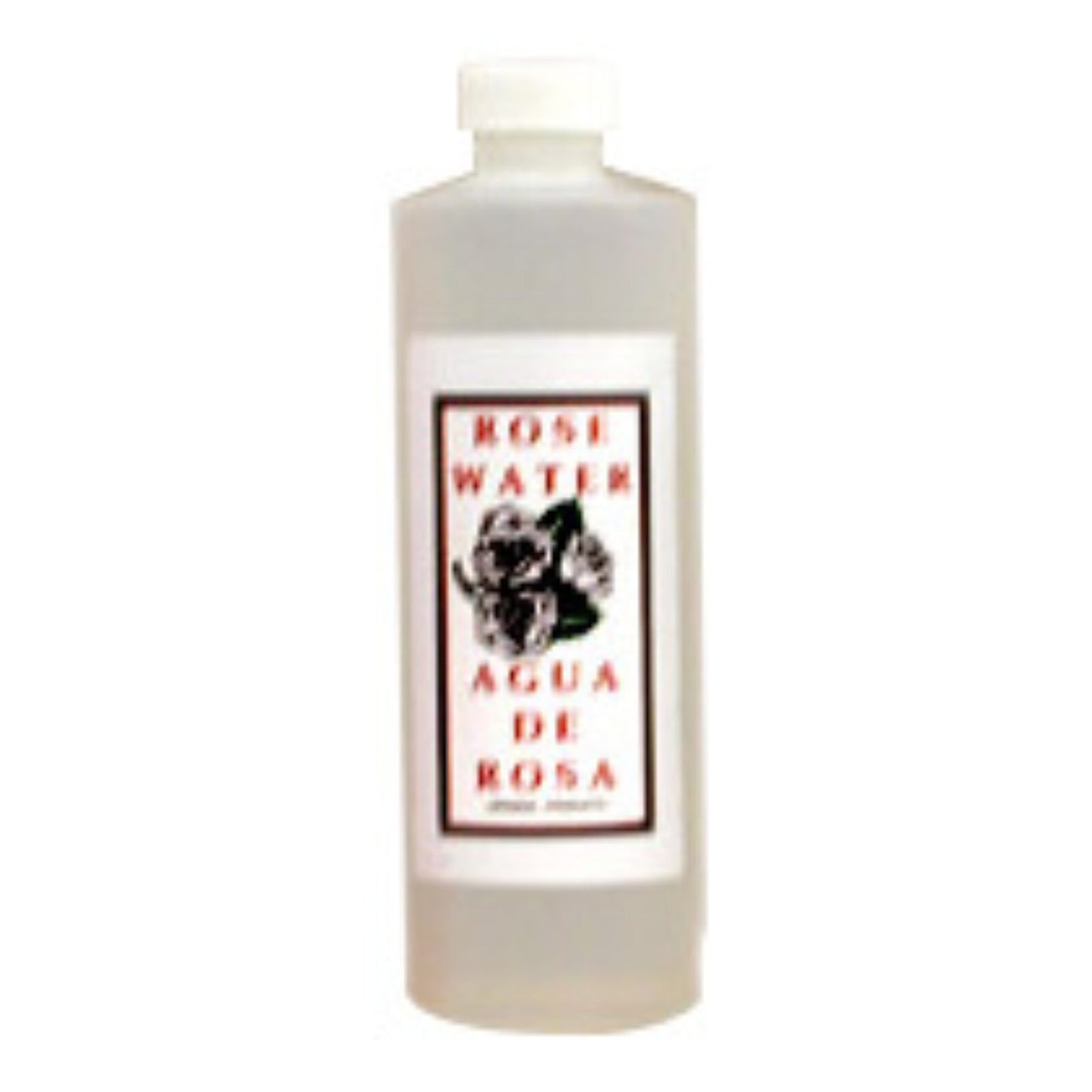 8oz bottle of White Rose Water, ideal for rituals and spells, promoting love and peace. Use white rose water for rituals to attract positive energy.