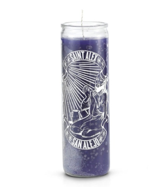 Saint Alex (San Alejo) Candle, 7 Day - A powerful san alejo candle designed to protect you from enemies and harm, complete with a prayer in English and Spanish.