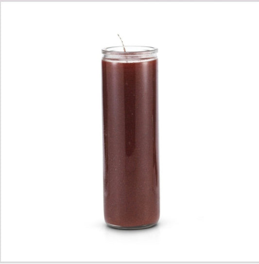 Brown 7 Day Candles-Psychic Conjure
