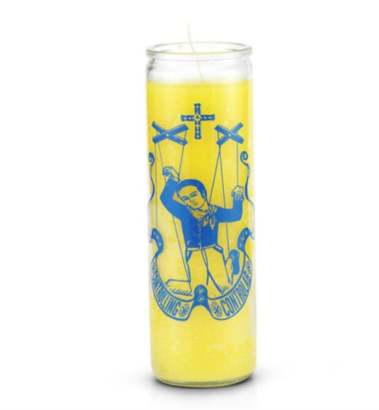 Controlling 7 Day 1 Color Prayer Candle-Psychic Conjure