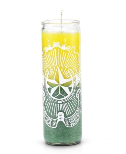 Fast Luck Multicolor 7 Day Prayer Candle-Psychic Conjure