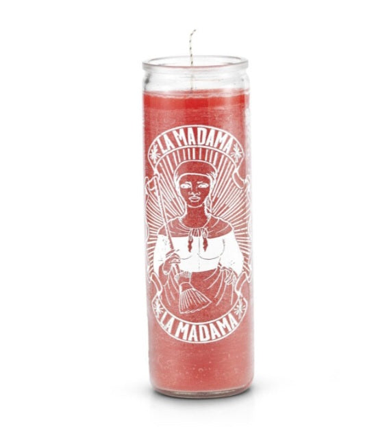 La Madama 7 Day Saint Candle showcasing strength and guidance, perfect for invoking the power of the la madama candle in your life.