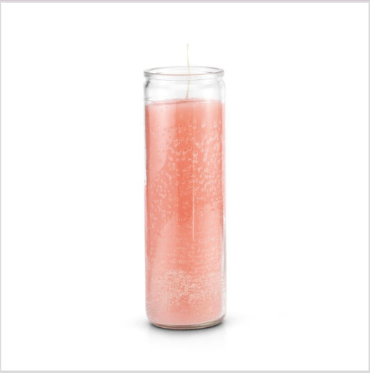 Pink 7 Day Plain Candles-Psychic Conjure