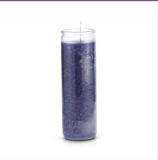 7 Day Purple Plain Candles-Psychic Conjure