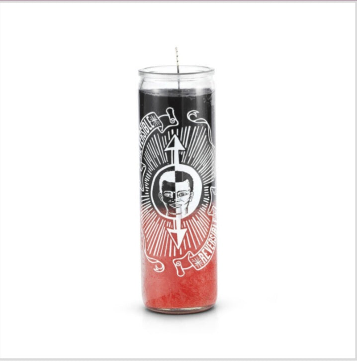 Reversible Red And Black Ritual Candle, a powerful reversible ritual candle ideal for reversing negativity and sending harmful energies back to their source.