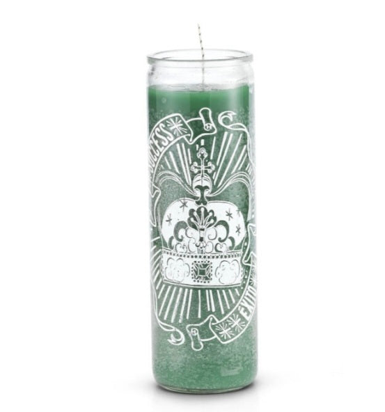 Success 7 Day Green Ritual Candle designed to enhance personal achievement and goals, a powerful success ritual candle for career and financial success.