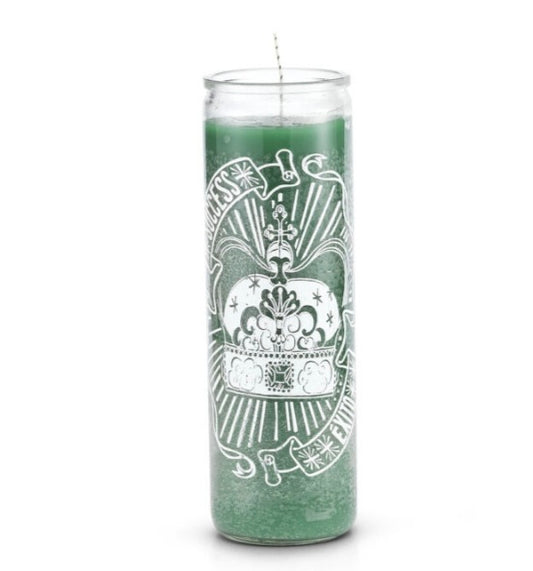 Success 7 Day Green Ritual Candle-Psychic Conjure