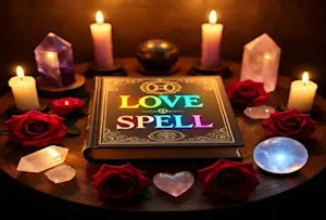 A skilled spell caster performing a love spell, emphasizing the importance of experience in love magic as discussed in the blog post 'Why Love Spells Should Be Done By An Experienced Spell Caster'.