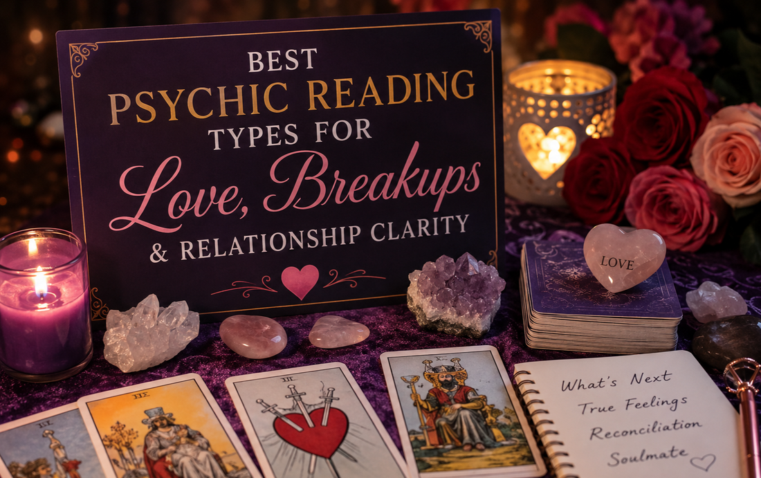 Best Psychic Reading Types for Love, Breakups & Relationship Clarity showcasing the importance of Best Psychic Readings in navigating emotional challenges.