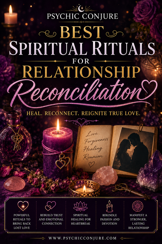 A serene setting for spiritual rituals focused on relationship reconciliation, illustrating the best spiritual rituals for relationship reconciliation.