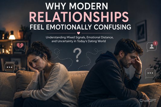 Understanding the complexities of Modern Relationships in the blog post 'Why Modern Relationships Feel So Confusing (And What It Really Means)' explores emotional distance and mixed signals.