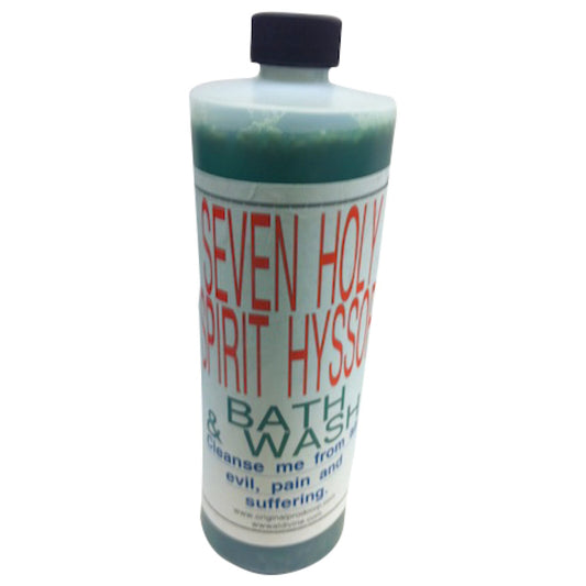 Seven Holy Hyssop Big Al Bath & Floor Wash-Psychic Conjure