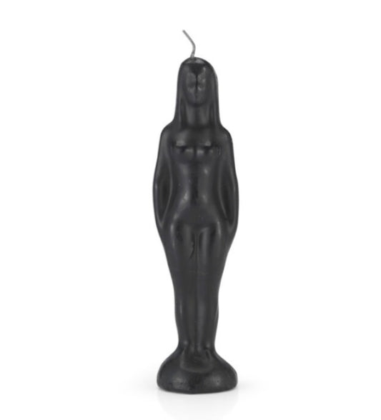 Female Image Candle Black-Psychic Conjure