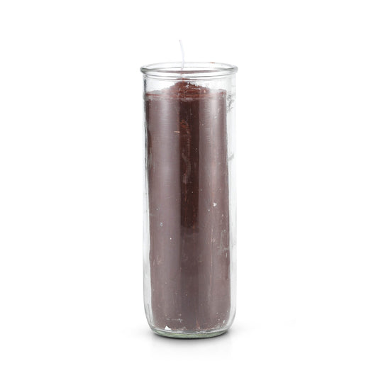 7 Day Pull Out Candle Brown-Psychic Conjure