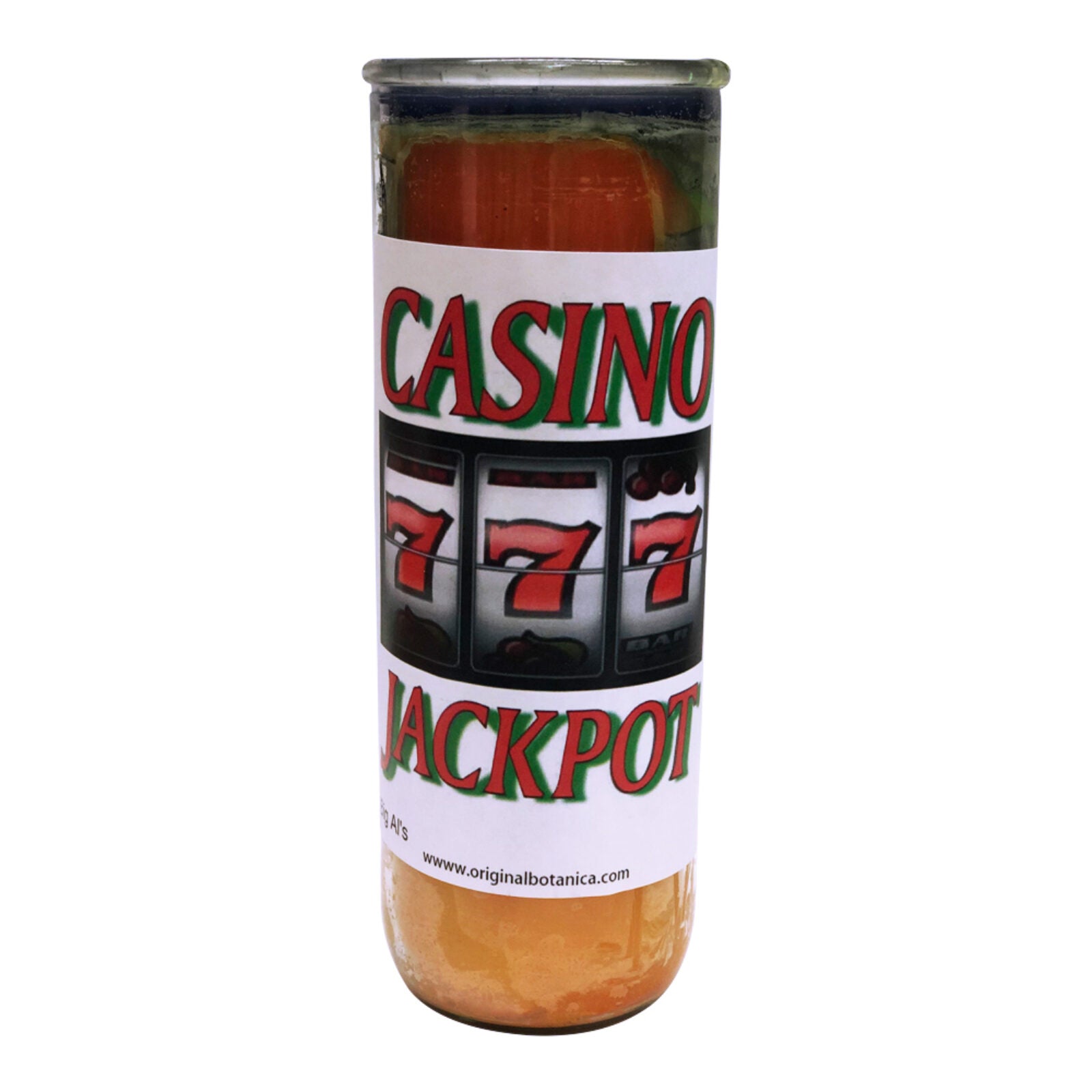 Casino Jackpot Custom Big Al Candle-Psychic Conjure