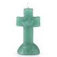 Crucifix Candle Green-Psychic Conjure