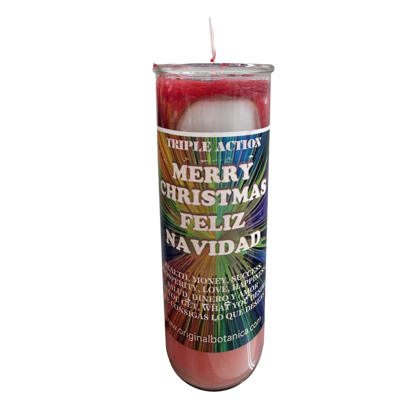 Christmas (Feliz Navidad) Custom Big Al Candle-Psychic Conjure