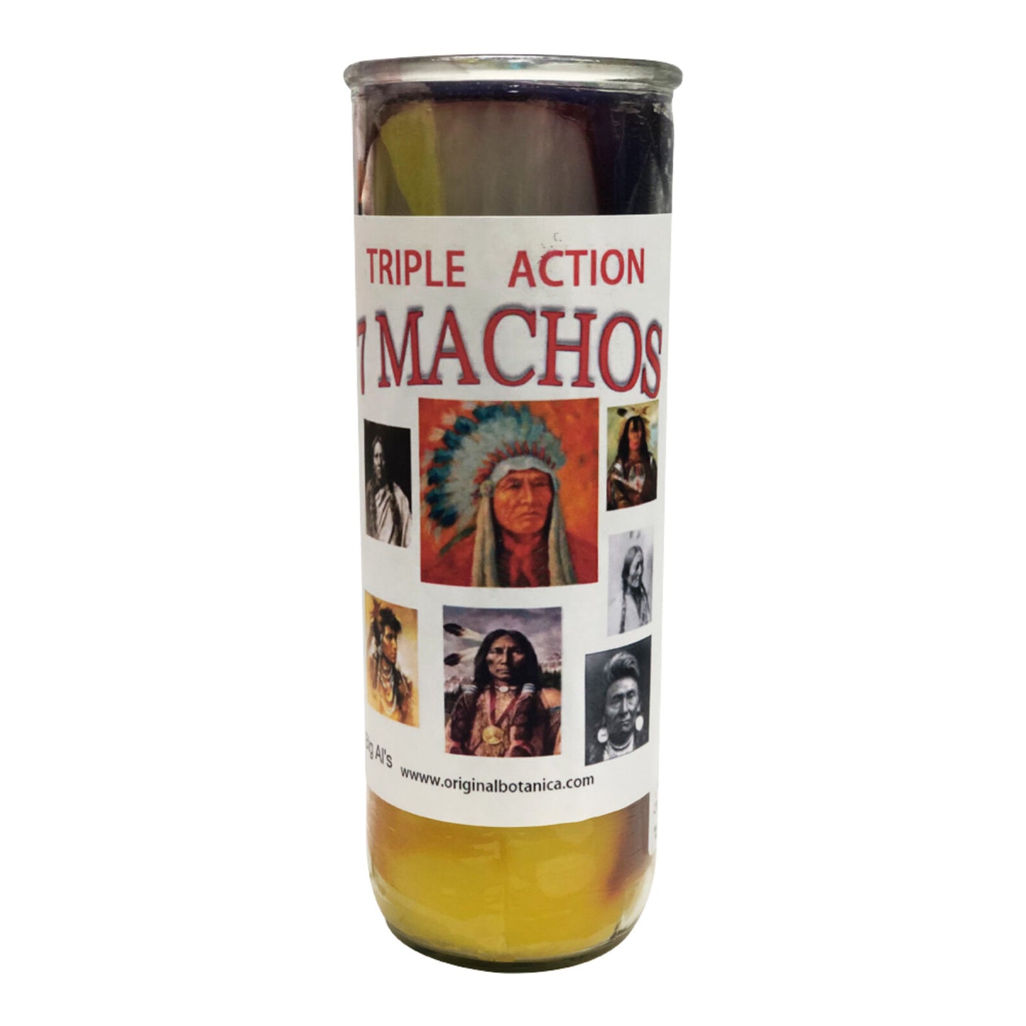 7 Machos Custom Big Al Candle-Psychic Conjure