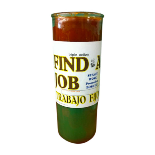 Find a Job Custom Big Al Candle-Psychic Conjure