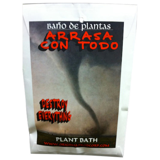 Arrasa Con Todo/Destruction Herb Bath-Psychic Conjure